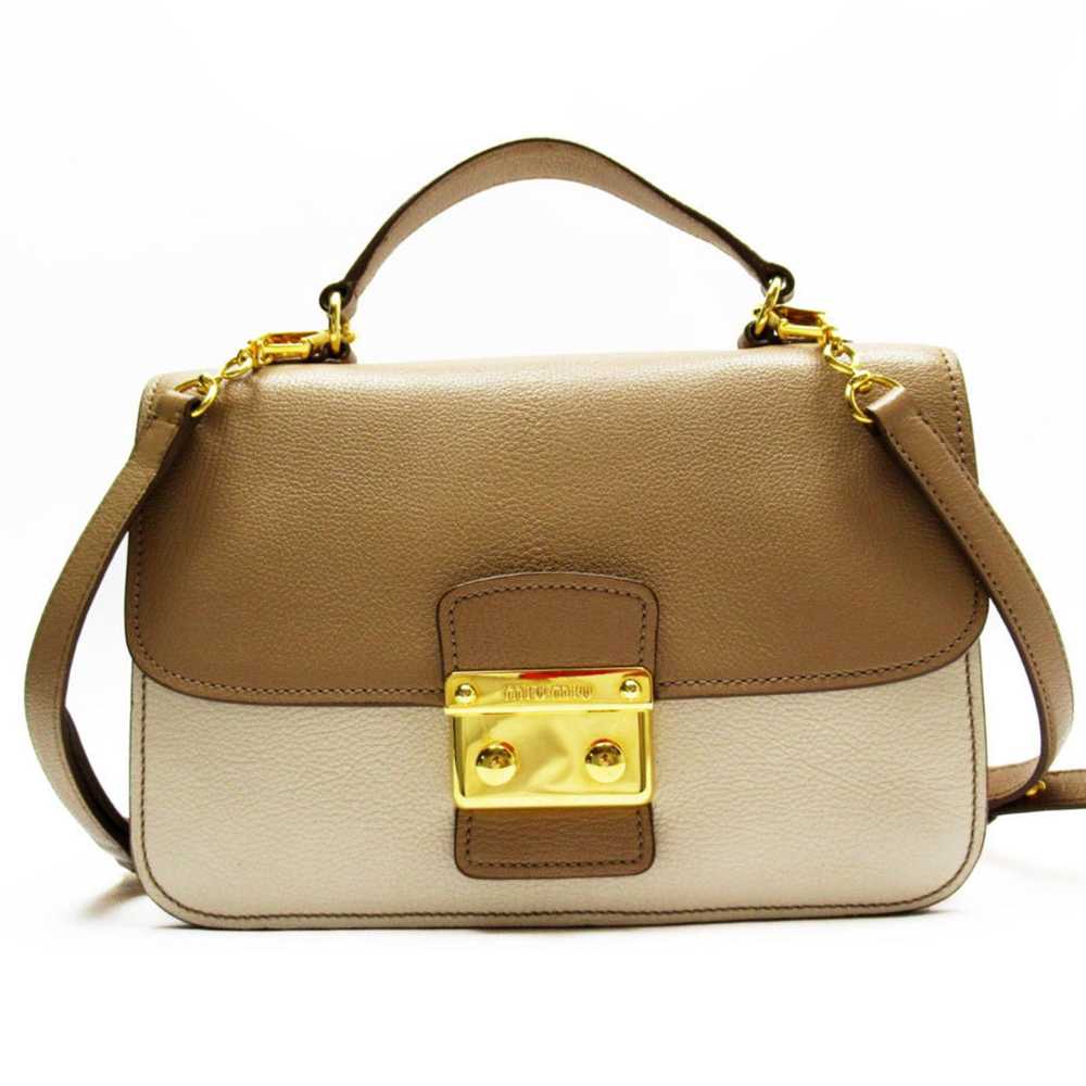 Miu Miu Miu MIUMIU handbag shoulder bag leather b… - image 1