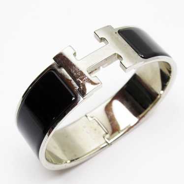 Hermes Hermes bracelet click clack H metal enamel… - image 1