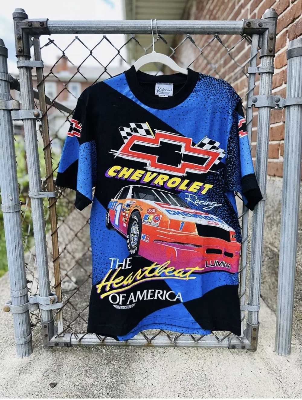 Vintage Vtg 90s Chevrolet racing NASCAR shirt - image 1