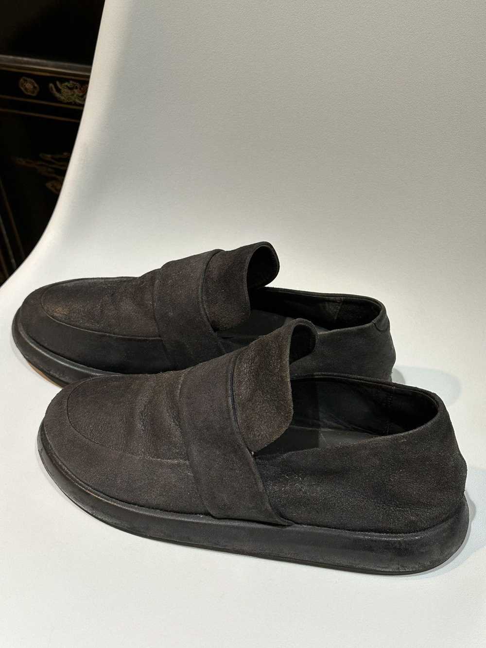 Marsell Navy Charcoal Suede Loafer - image 2