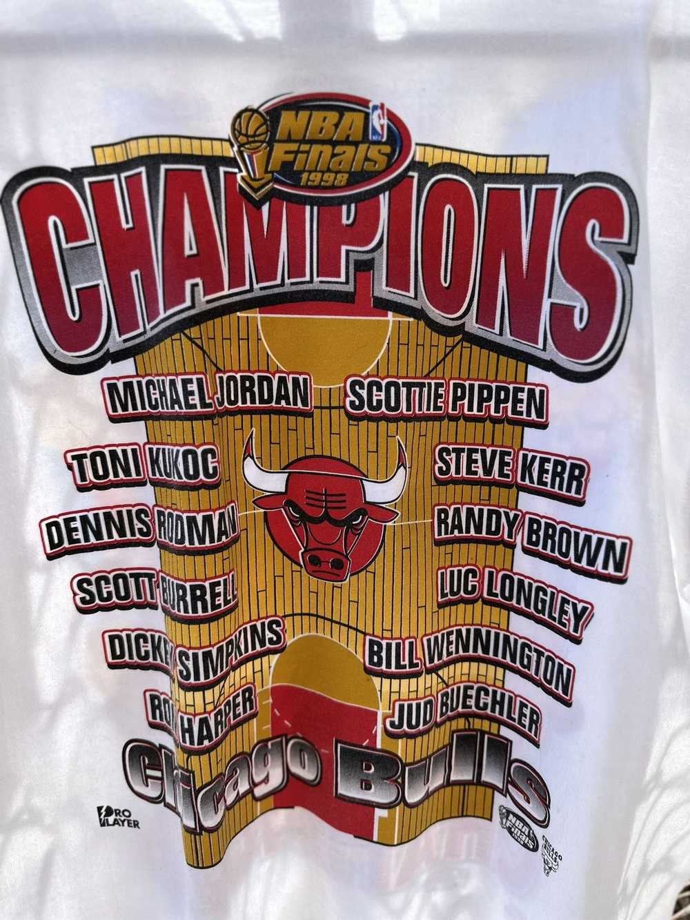 Vintage Vintage 1998 Chicago Bulls NBA Champions … - image 4