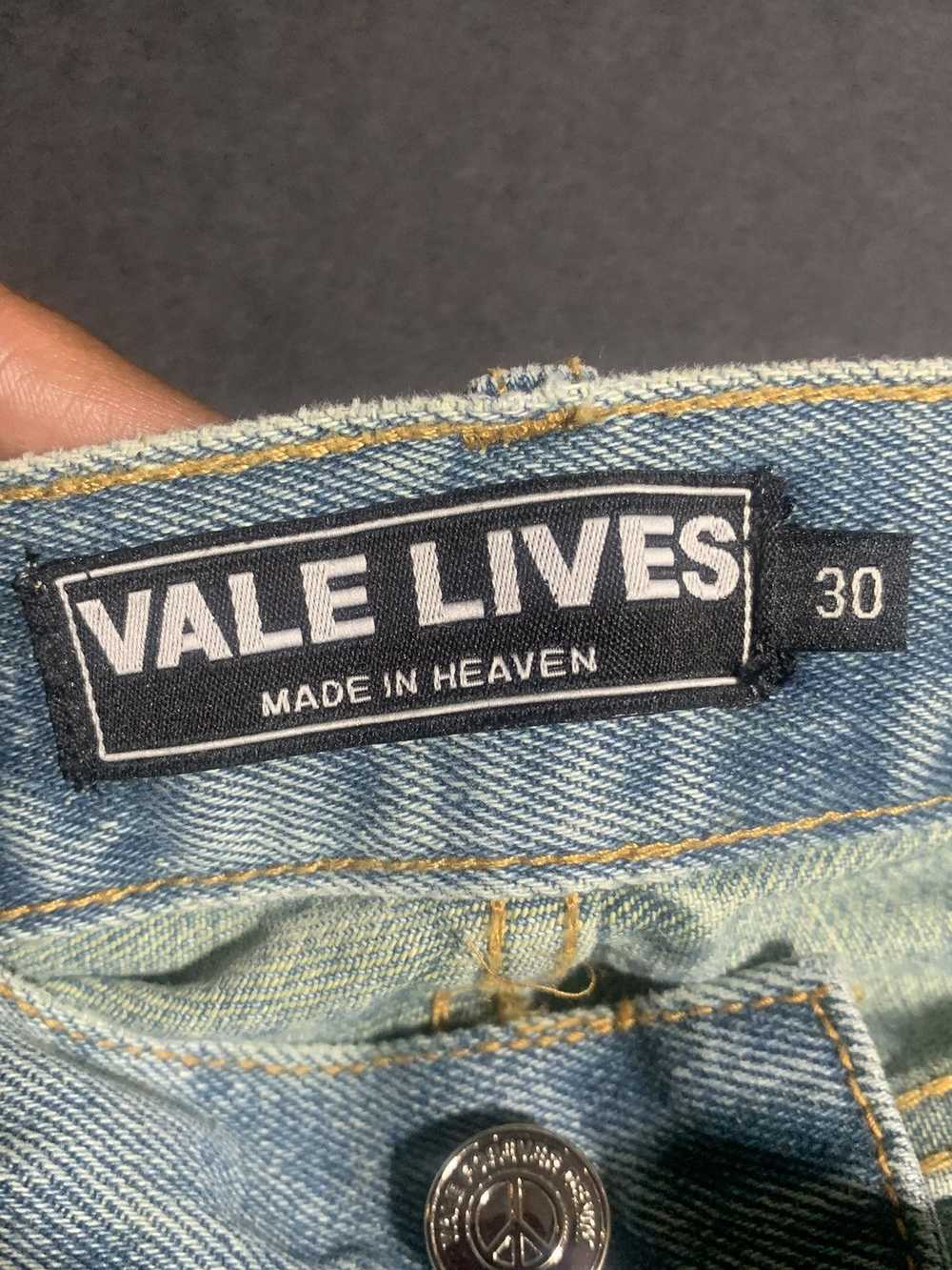 Vale Vale Lives Light Wash Stacked Denim Size 30 - image 2