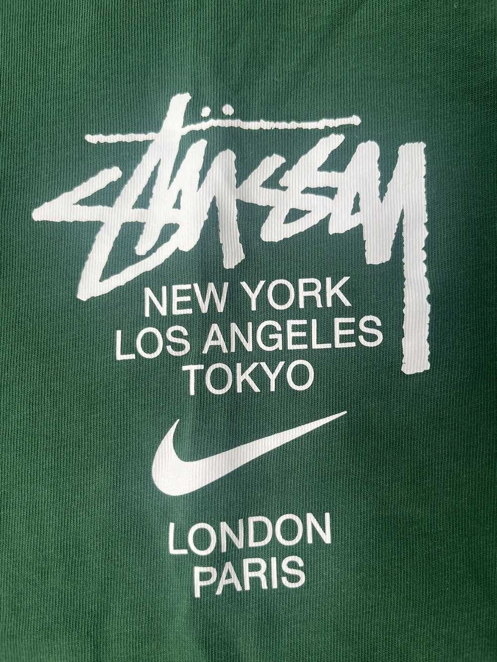 Nike × Stussy Stussy x Nike Green T-Shirt - image 3