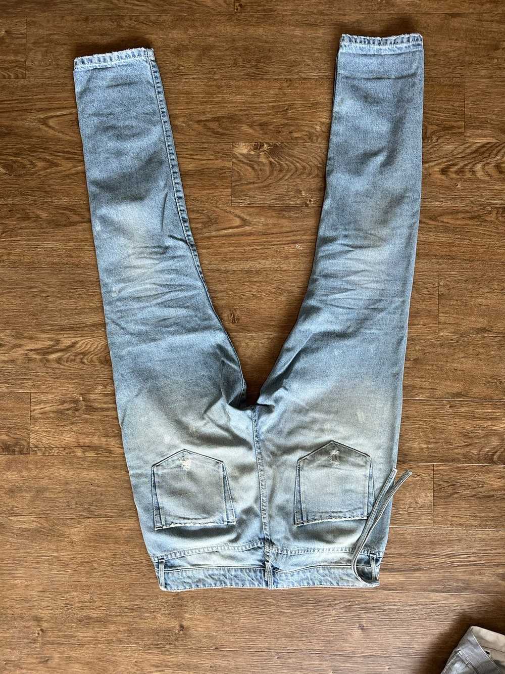 Kith Kith Denim Light Wash distressed size 33 - image 10