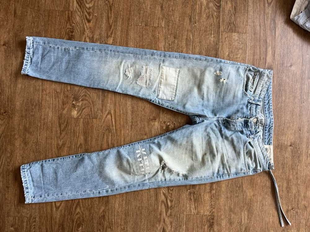 Kith Kith Denim Light Wash distressed size 33 - image 1