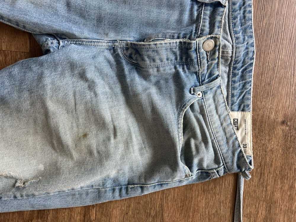 Kith Kith Denim Light Wash distressed size 33 - image 4