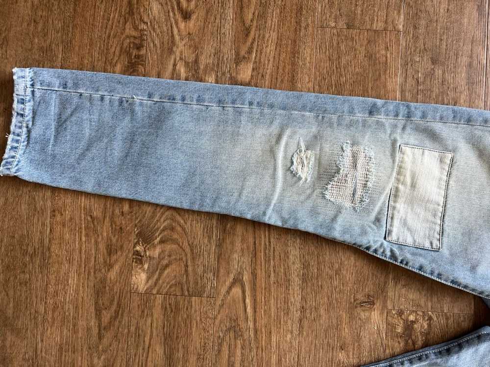 Kith Kith Denim Light Wash distressed size 33 - image 8