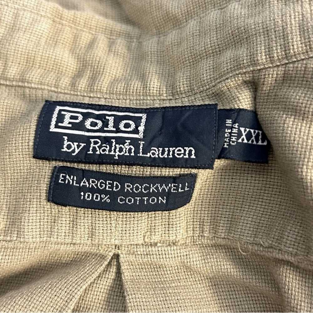 Polo Ralph Lauren Polo Ralph Lauren Vintage Tan E… - image 7