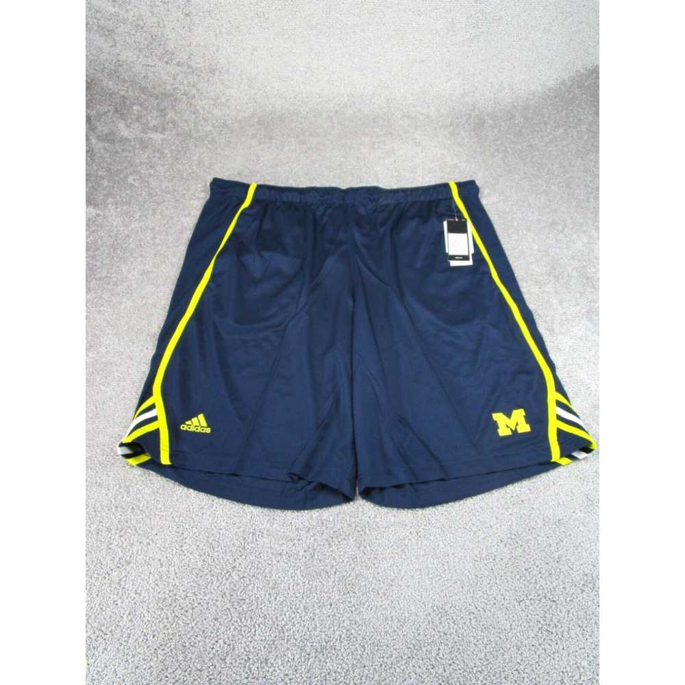 Adidas Adidas Shorts Mens 2XL Navy Blue Yellow Me… - image 1