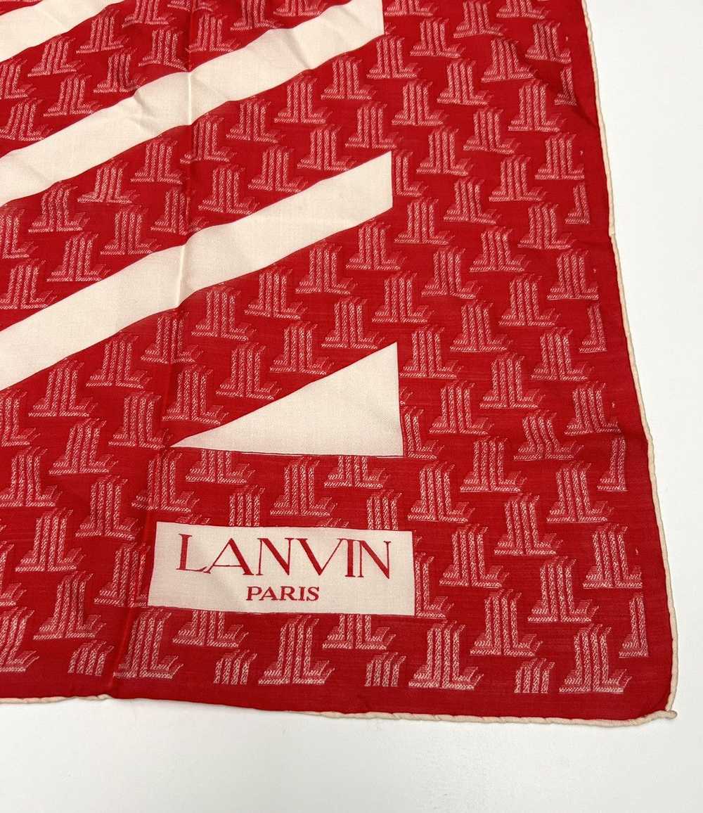 Lanvin × Luxury × Vintage Vintage Lanvin Paris Sq… - image 3