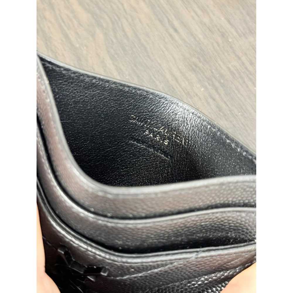 Saint Laurent Leather card wallet - image 6