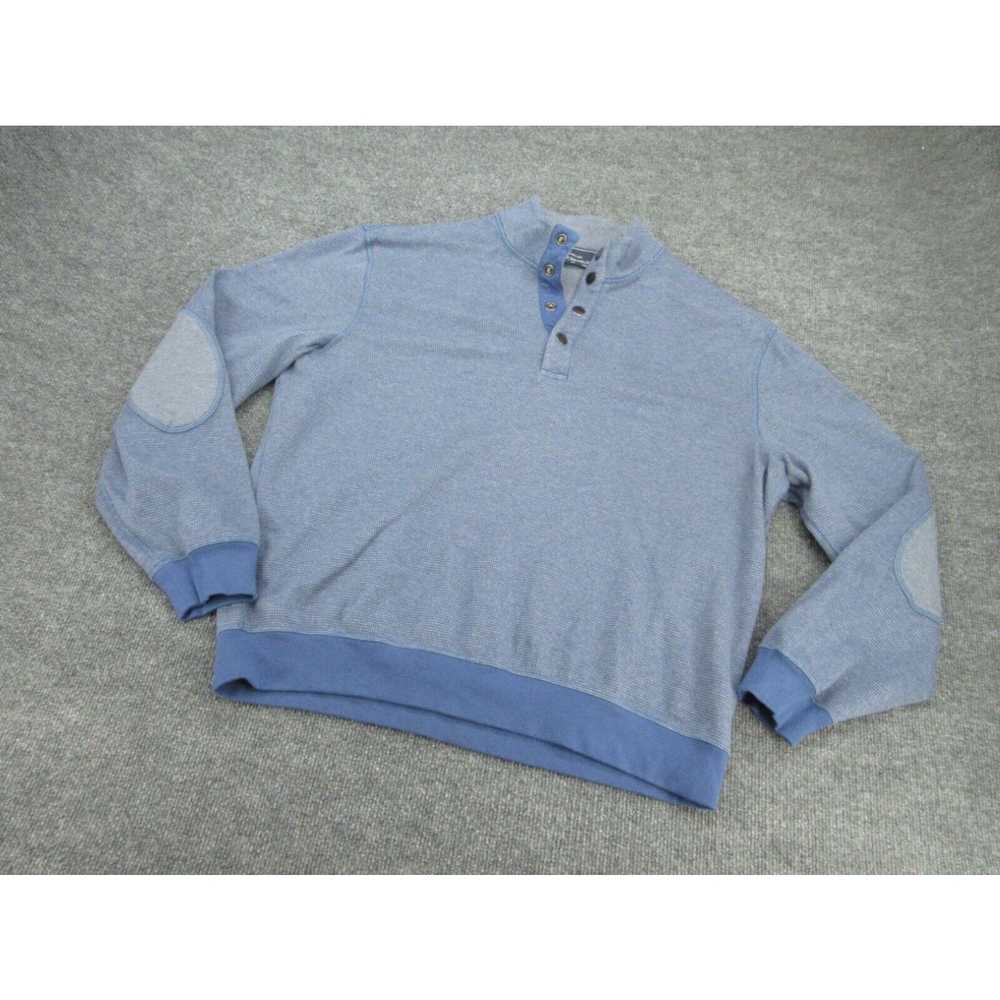 Cremieux Cremieux Sweater Mens Extra Large Blue Q… - image 2