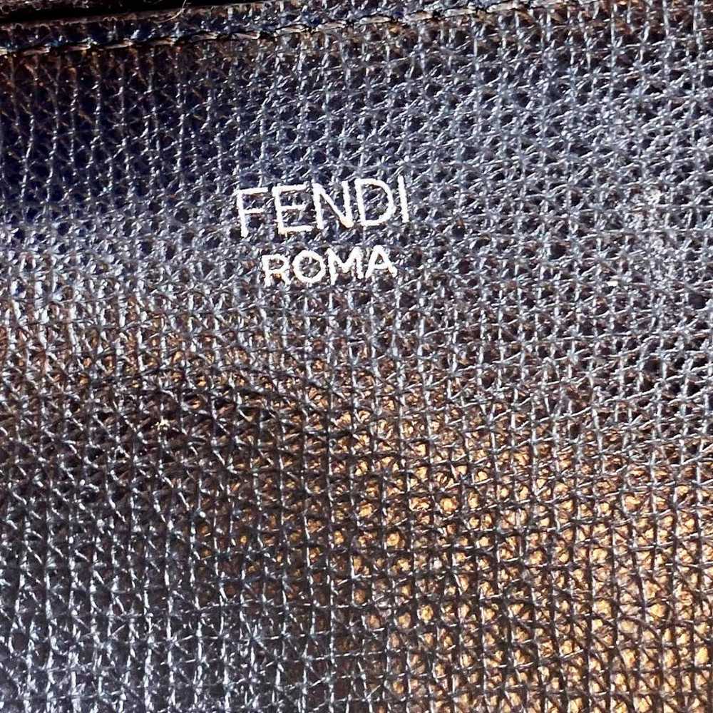 Fendi Logo Shopper Tote leather handbag - image 2