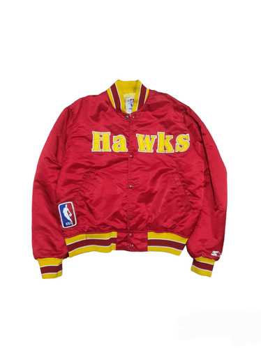 NBA × Starter × Vintage Vtg 80s ATLANTA HAWK NBA S