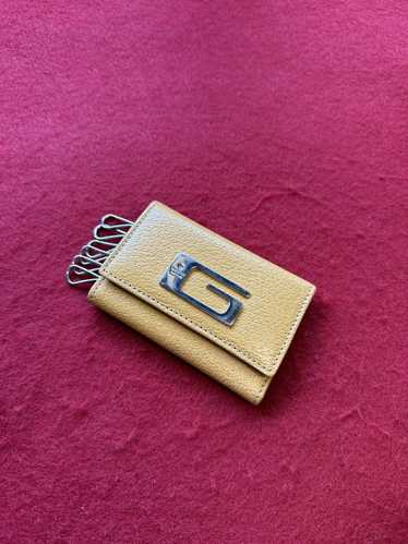 Gucci × Vintage Vintage Gucci Leather Card Key Hol