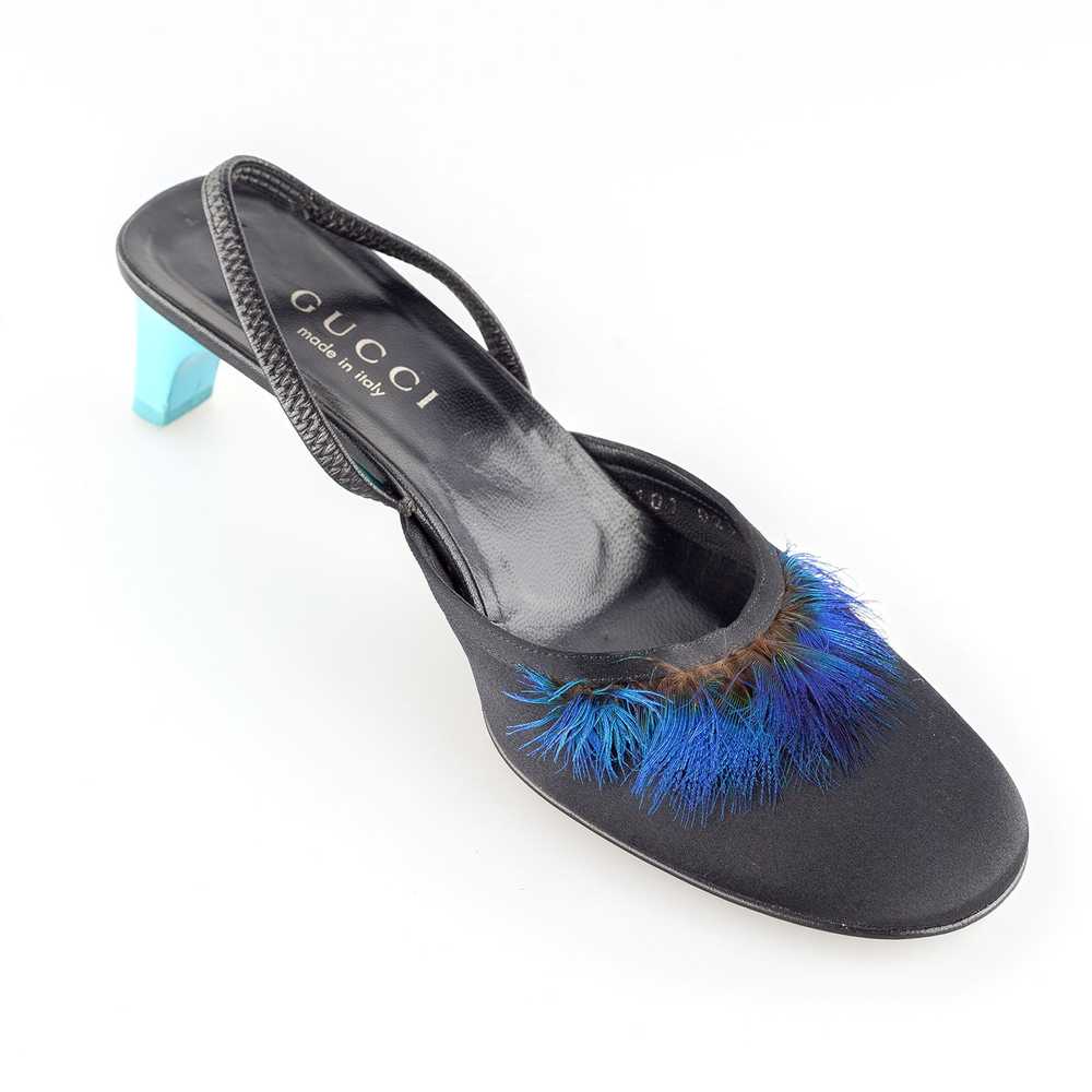 Gucci Gucci Feather Slingback Sandals S/S 1999 (3… - image 2