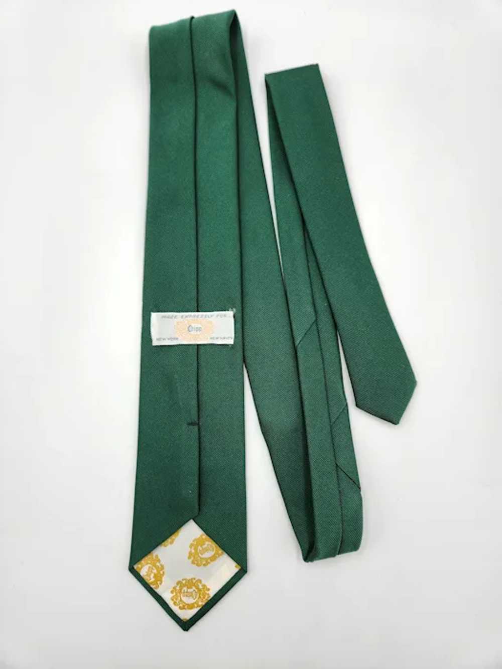 Vintage Chipp Hand Painted Duck Necktie Green Pol… - image 2