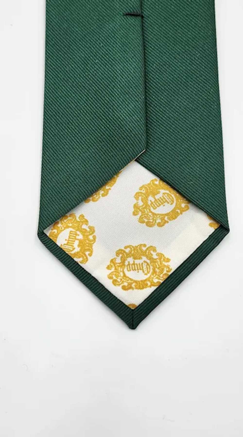 Vintage Chipp Hand Painted Duck Necktie Green Pol… - image 8