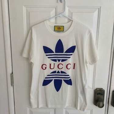 グッチ アディダス Tシャツ Adidas x Gucci アディダス コラボ グッチ ロゴ Tシャツ (GUCCI
