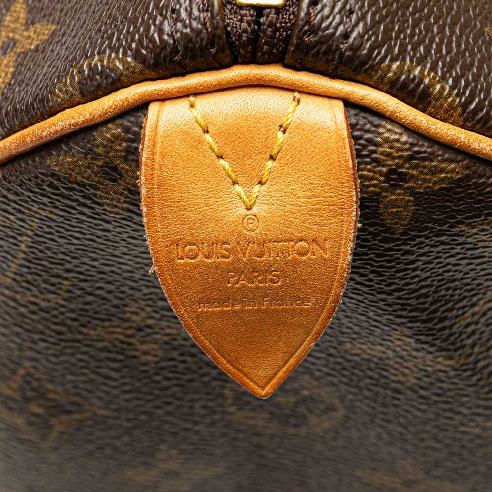 Brown Louis Vuitton Monogram Speedy 30 Boston Bag - image 6