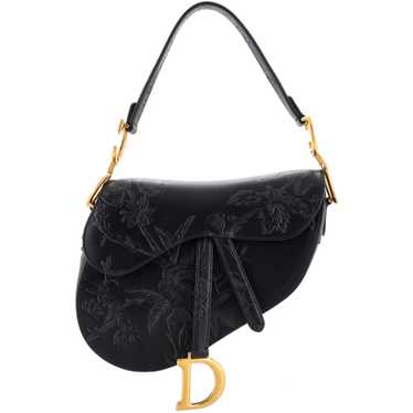 Christian Dior Jardin Botanique Saddle Bag Embosse