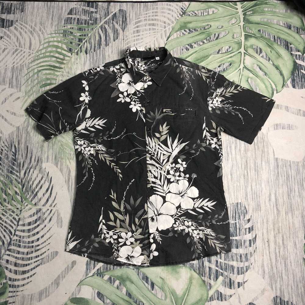 Hawaiian Shirt × Hurley × Streetwear Hurley Flann… - image 2