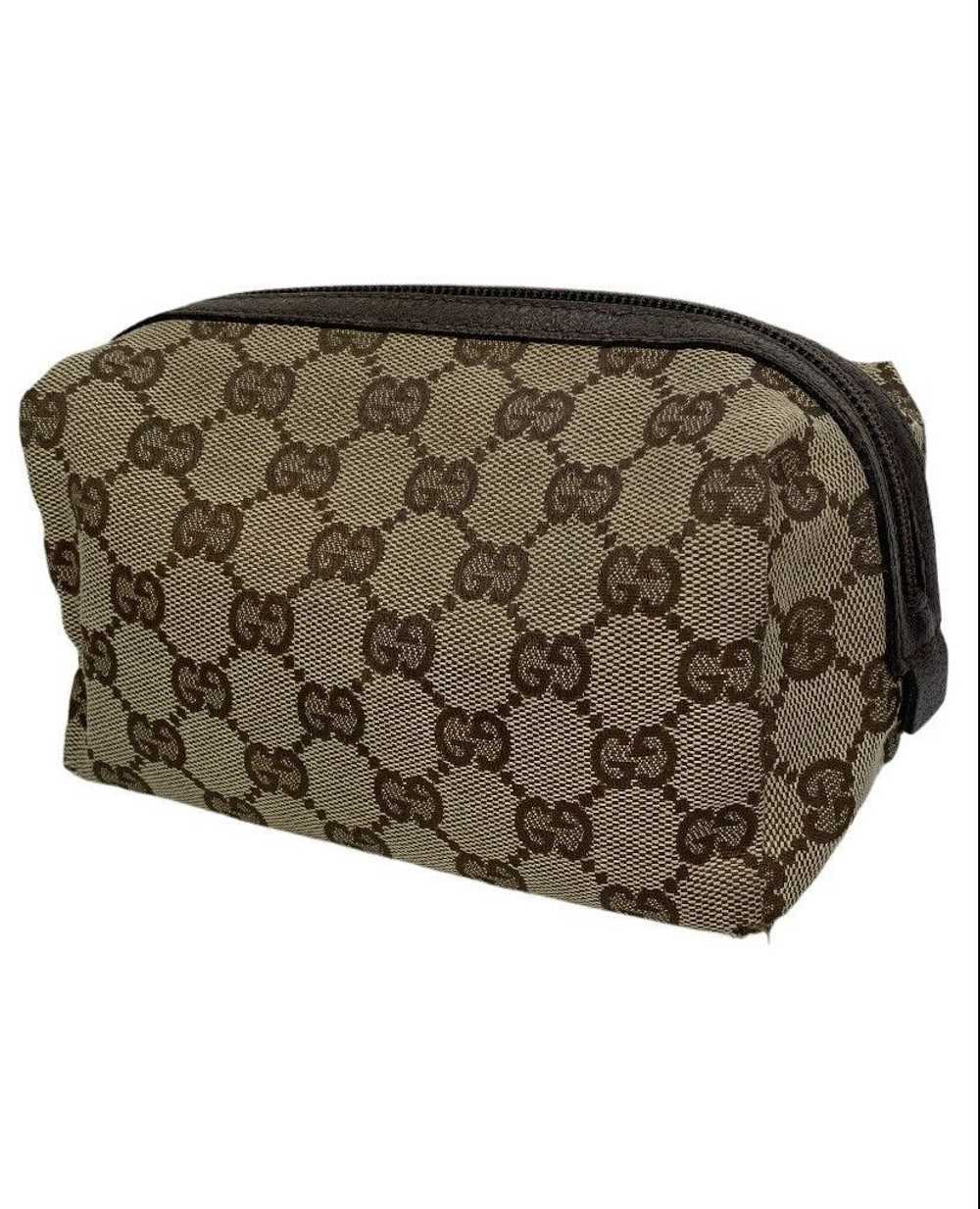 Gucci Gucci GG Canvas Monogram Cosmetic Bag - image 1