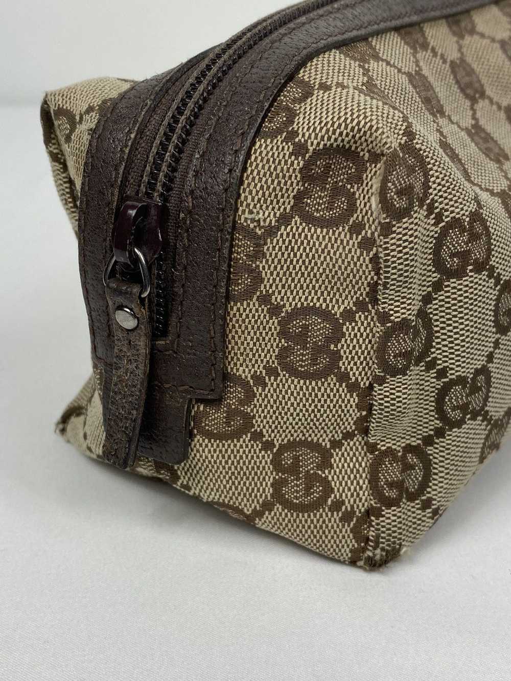 Gucci Gucci GG Canvas Monogram Cosmetic Bag - image 4
