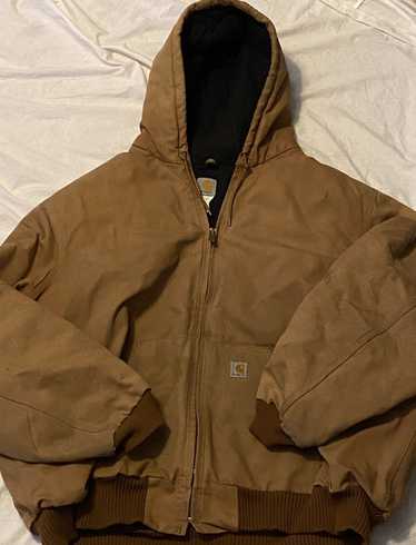 Carhartt × Vintage Vtg carharrt jacket brown 4XL