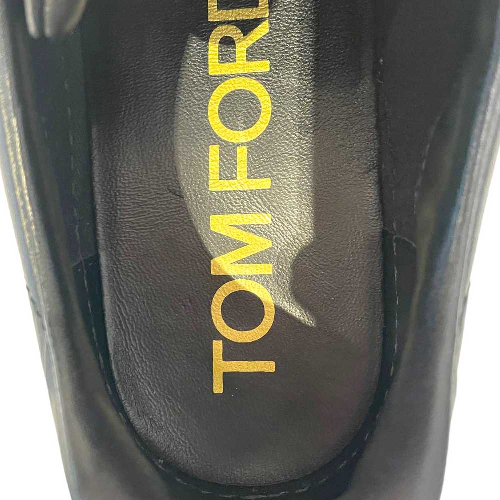 TOM FORD/Low-Sneakers/EU 38.5/Leather/BLK/Smooth … - image 3