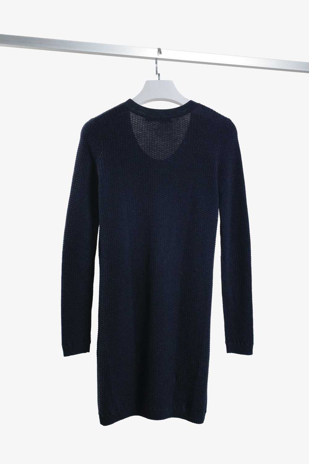 Balenciaga Balenciaga Navy Blue Knit Sweater Dress - image 2