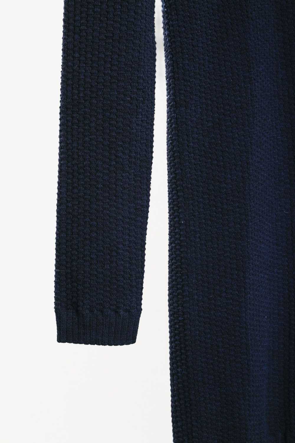 Balenciaga Balenciaga Navy Blue Knit Sweater Dress - image 6