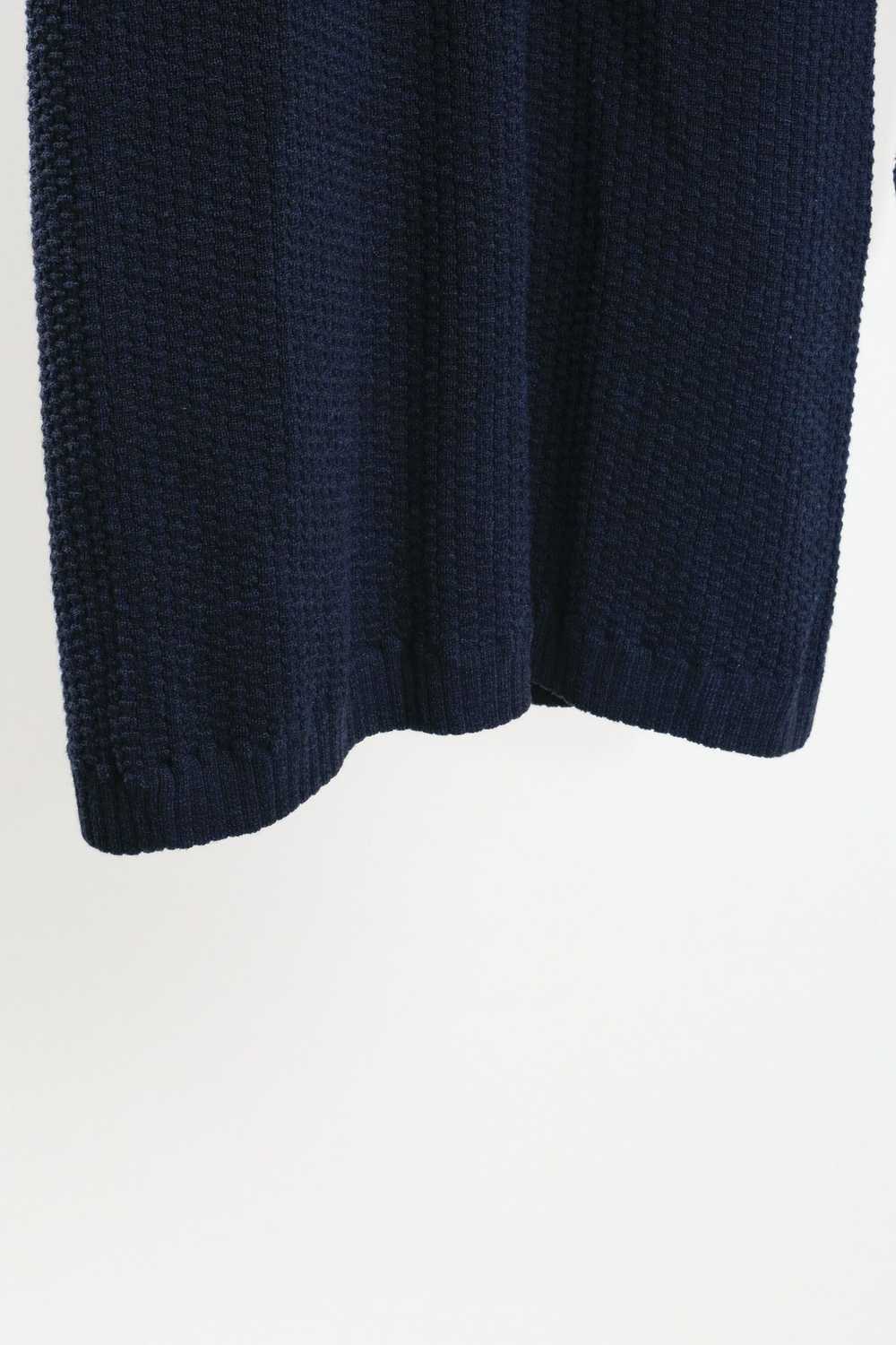 Balenciaga Balenciaga Navy Blue Knit Sweater Dress - image 7