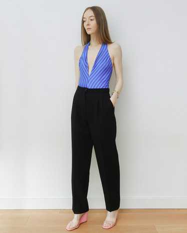 Black Pleated Dressy Trousers