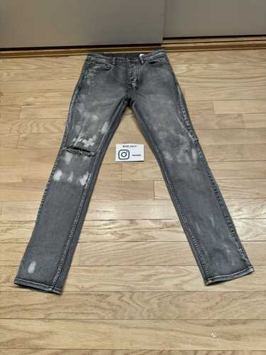 Ksubi Ksubi Ripped Washed Gray Jeans sz 30