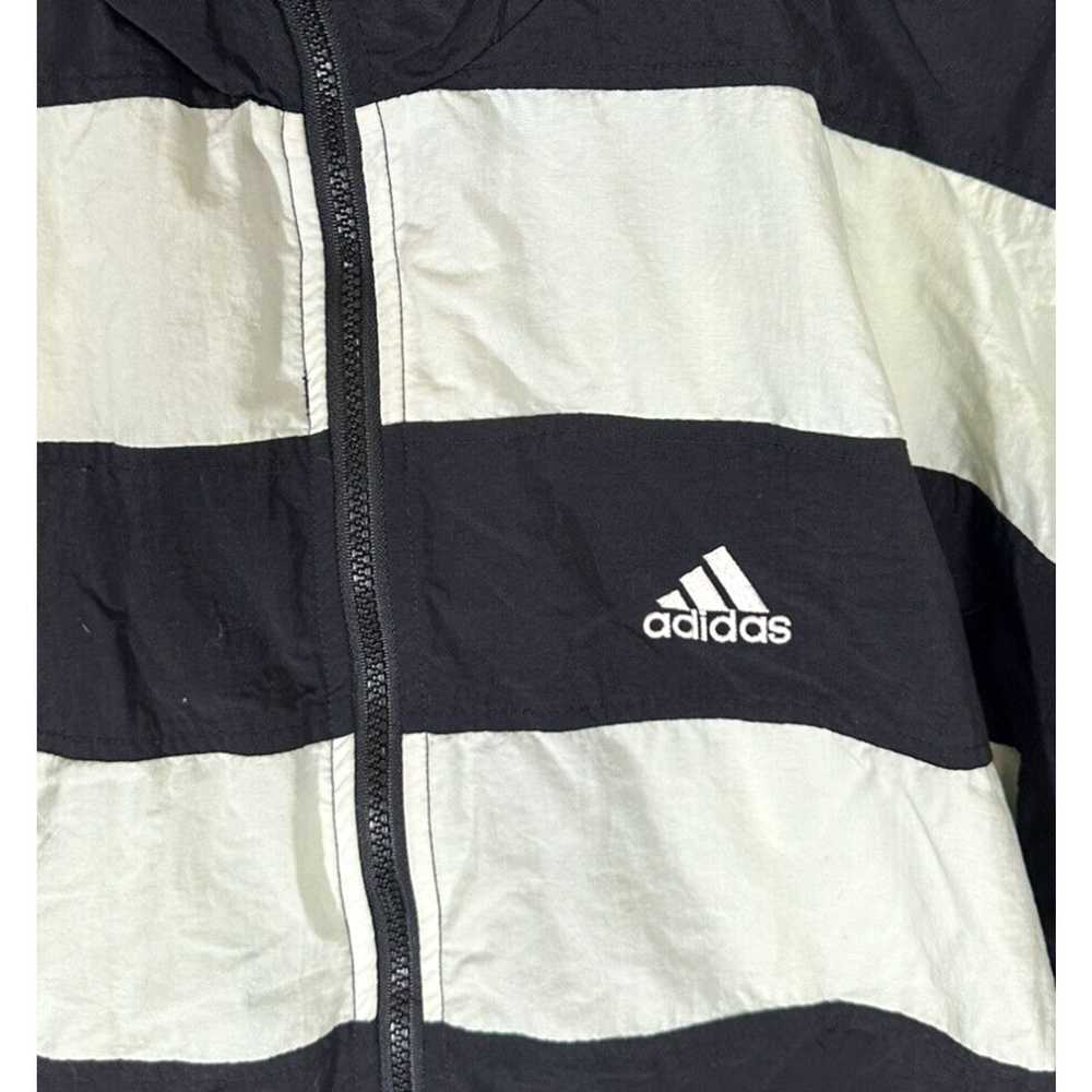 Adidas VTG 90’s Adidas Men’s Striped Lined Windbr… - image 2