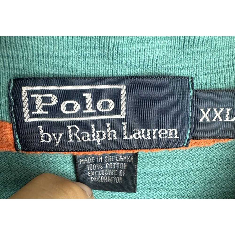 Ralph Lauren Vintage 90’s Ralph Lauren Men’s Teal… - image 3