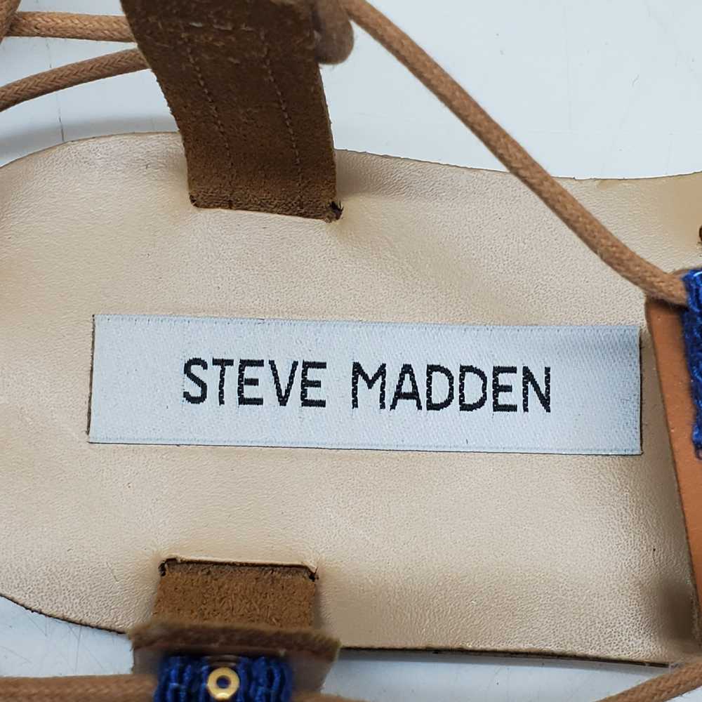 Steve Madden Strappy Blue & Beige Gladiator Caili… - image 2