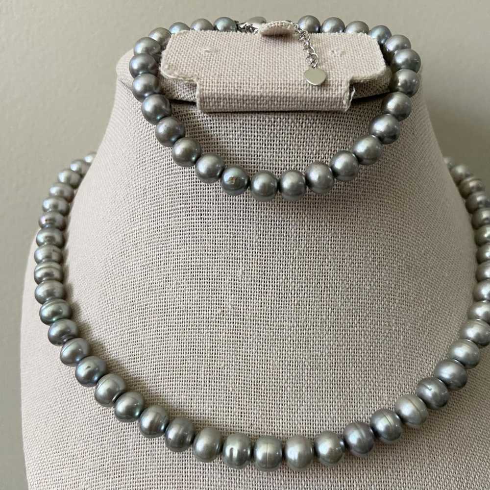 Non Signé / Unsigned Pearl necklace - image 2