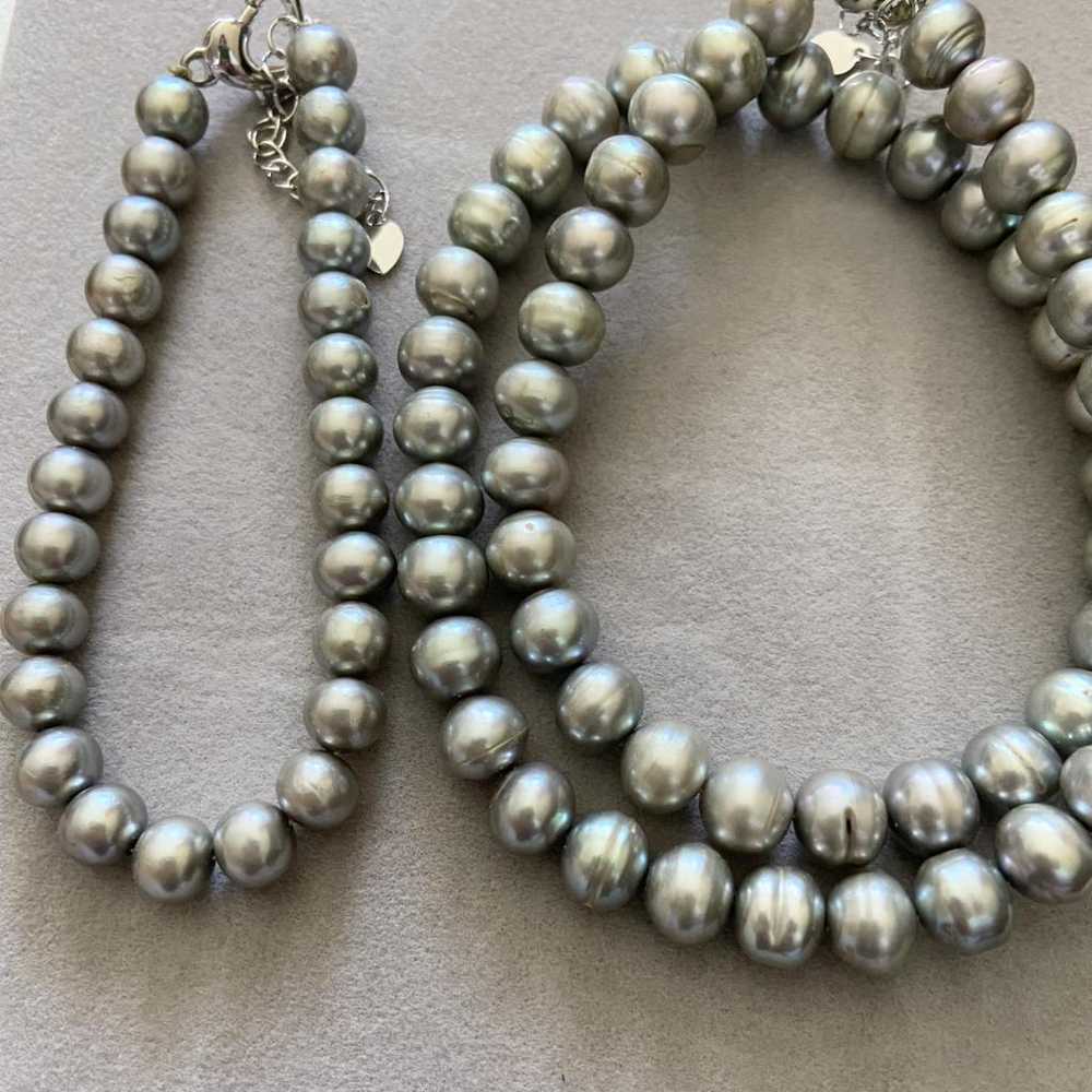 Non Signé / Unsigned Pearl necklace - image 3