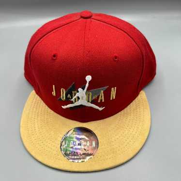 Jordan Brand Air Jordan Hat Men Red Yellow MVP Ju… - image 1