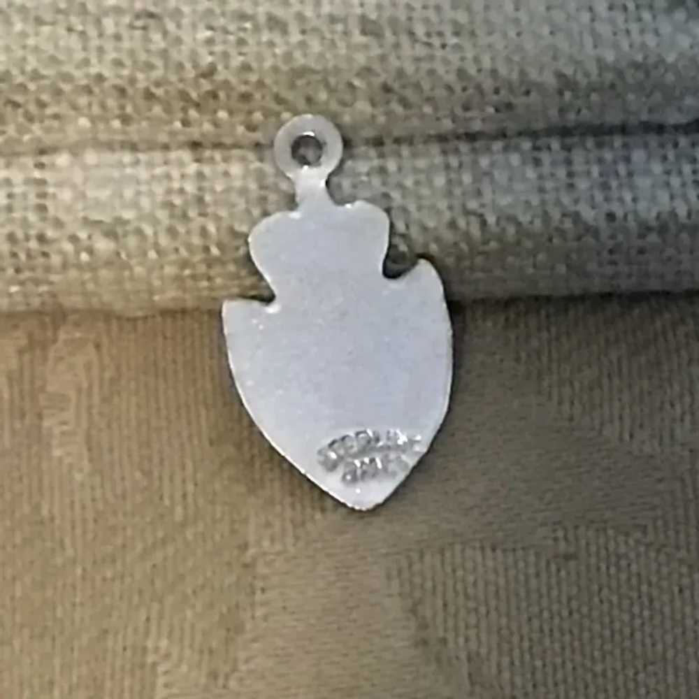 Sterling Siver Enameled Canadian Travel Charm - image 2