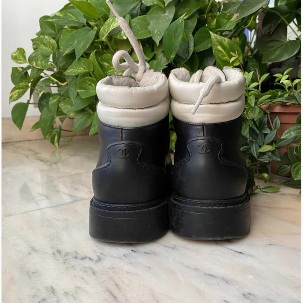 Chanel Leather snow boots - image 2