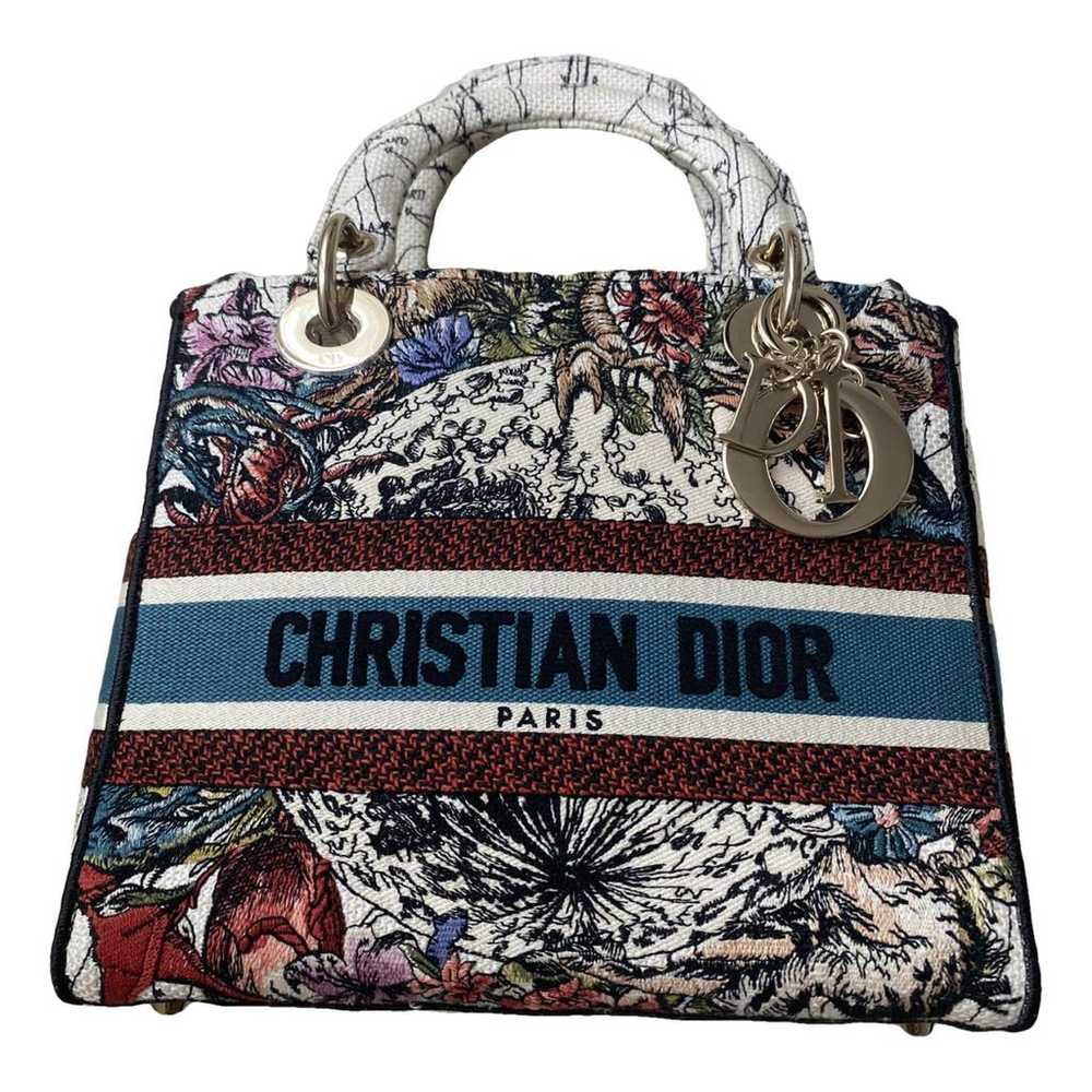 Dior Lady D-Lite cloth handbag - image 1