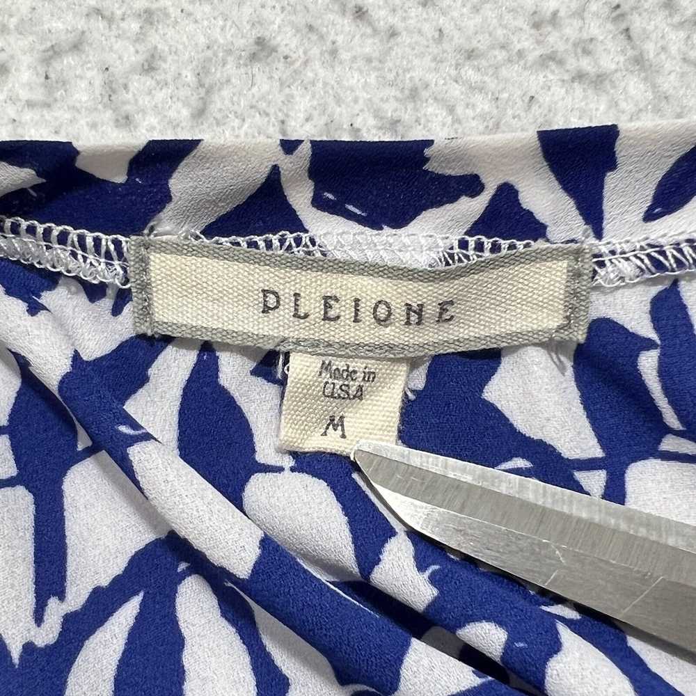 Nordstrom Pleione Chiffon Blue White Bird Pattern… - image 3