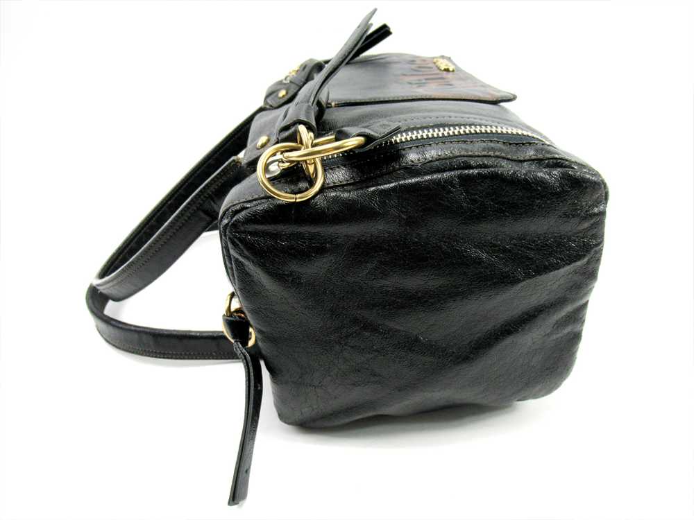 Chloe Club Bag Back Mini Eclipse Black Leather St… - image 5
