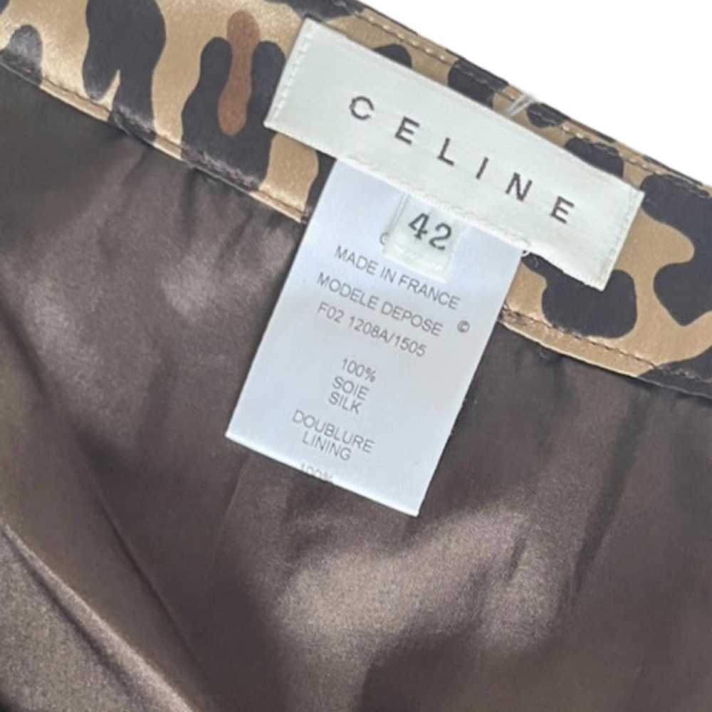 Celine Silk mid-length skirt - image 3