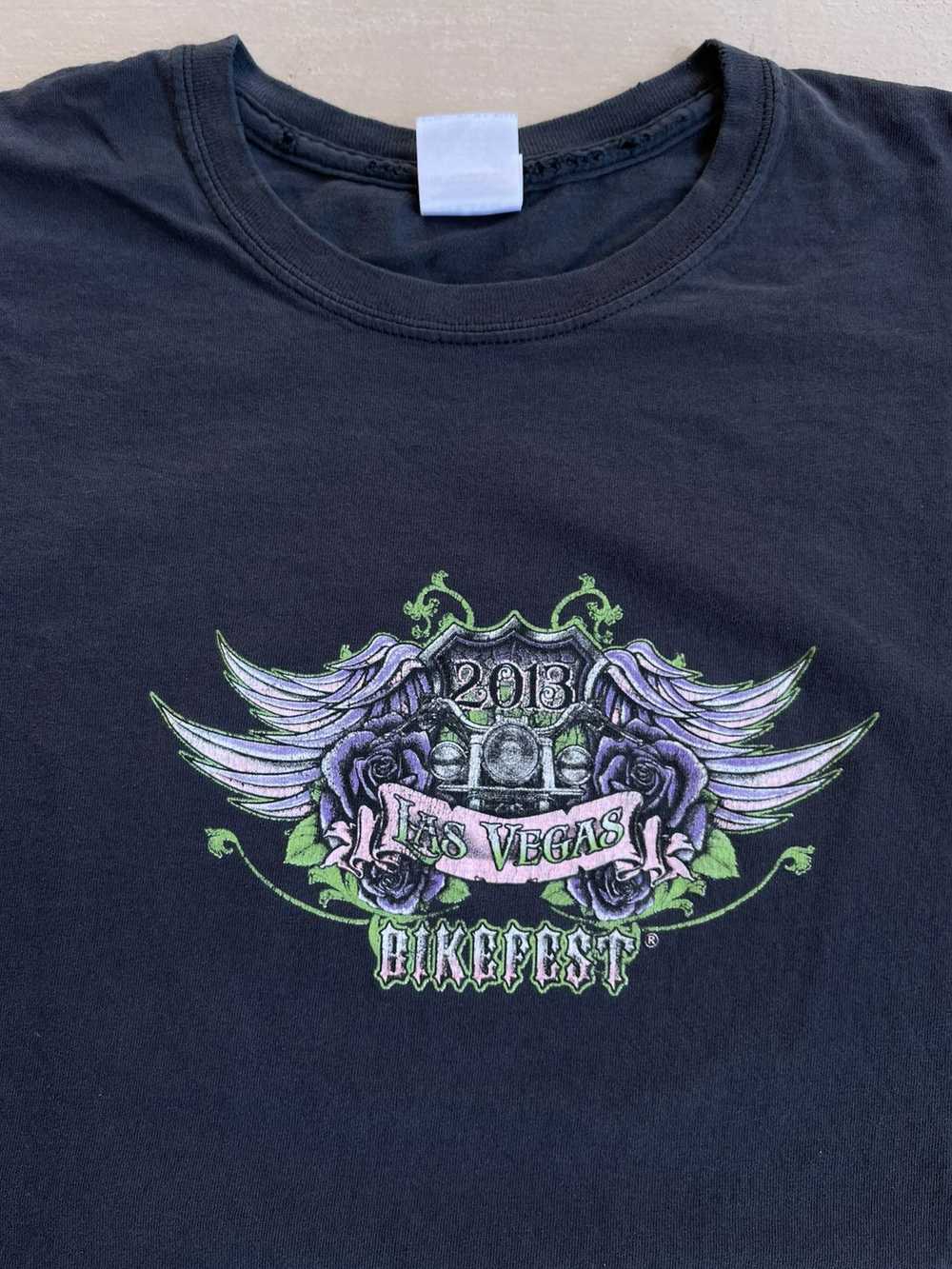 Vintage Y2K Bike Fest Las Vegas T Shirt 2XL - image 4