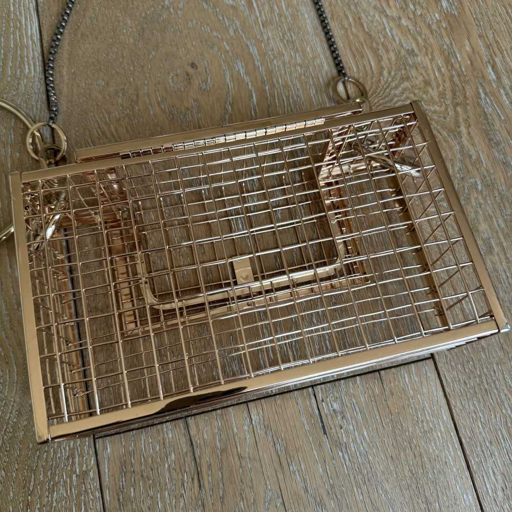 Martine Ali Rose Gold Martine Ali Cage Bag - image 11