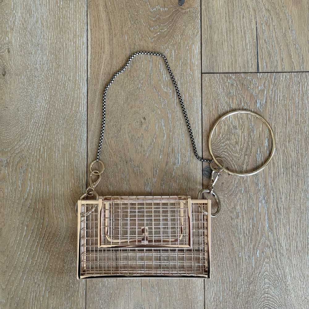 Martine Ali Rose Gold Martine Ali Cage Bag - image 12